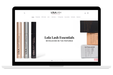 Sitio web de Lolalash
